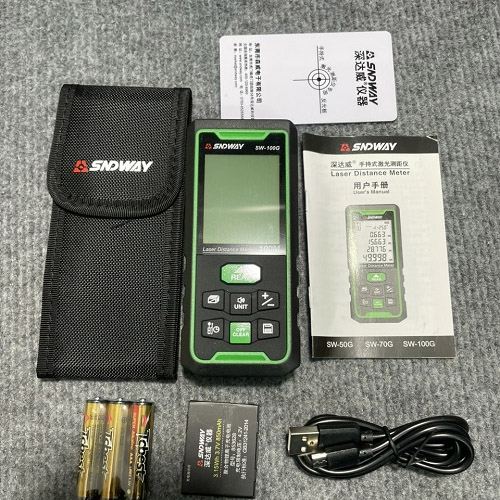 Máy Đo Khoảng Cách Laser SNDWAY SW-70G đo xa 70m Tia xanh